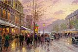 Thomas Kinkade BOULEVARD OF LIGHTS PARIS painting